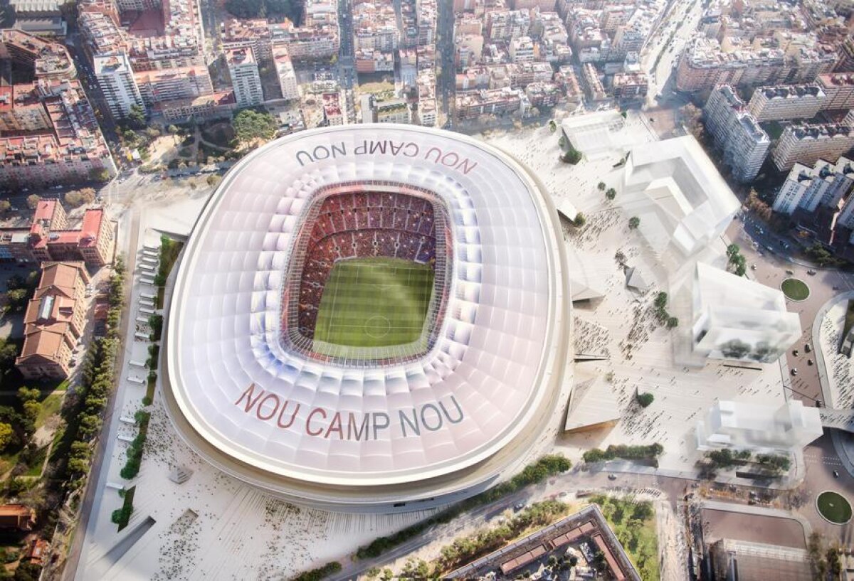 VIDEO + FOTO Investiție de 600 de milioane de euro » Barcelona pregătește modernizarea stadionului! Camp Nou va avea 105.000 de locuri