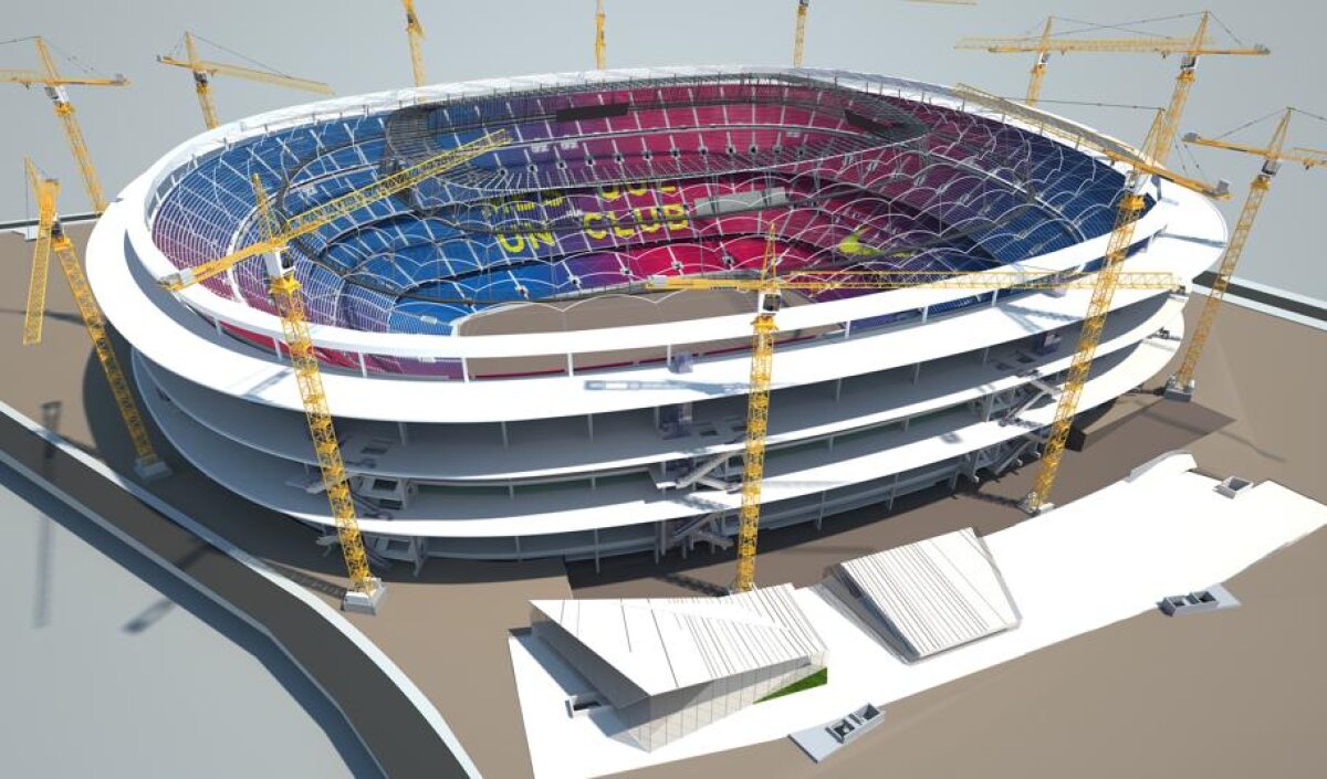 VIDEO + FOTO Investiție de 600 de milioane de euro » Barcelona pregătește modernizarea stadionului! Camp Nou va avea 105.000 de locuri