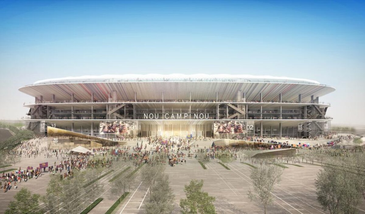 VIDEO + FOTO Investiție de 600 de milioane de euro » Barcelona pregătește modernizarea stadionului! Camp Nou va avea 105.000 de locuri