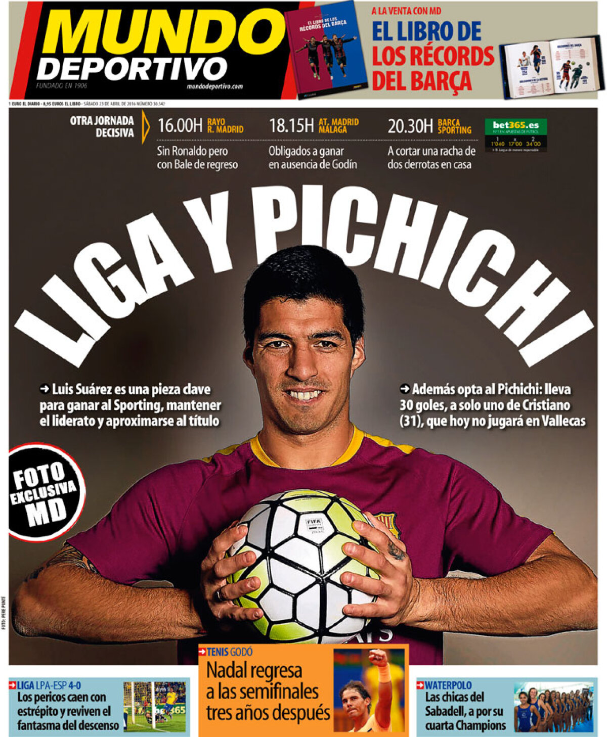 Ce scriu azi ziarele de sport din lume (23 aprilie 2016)