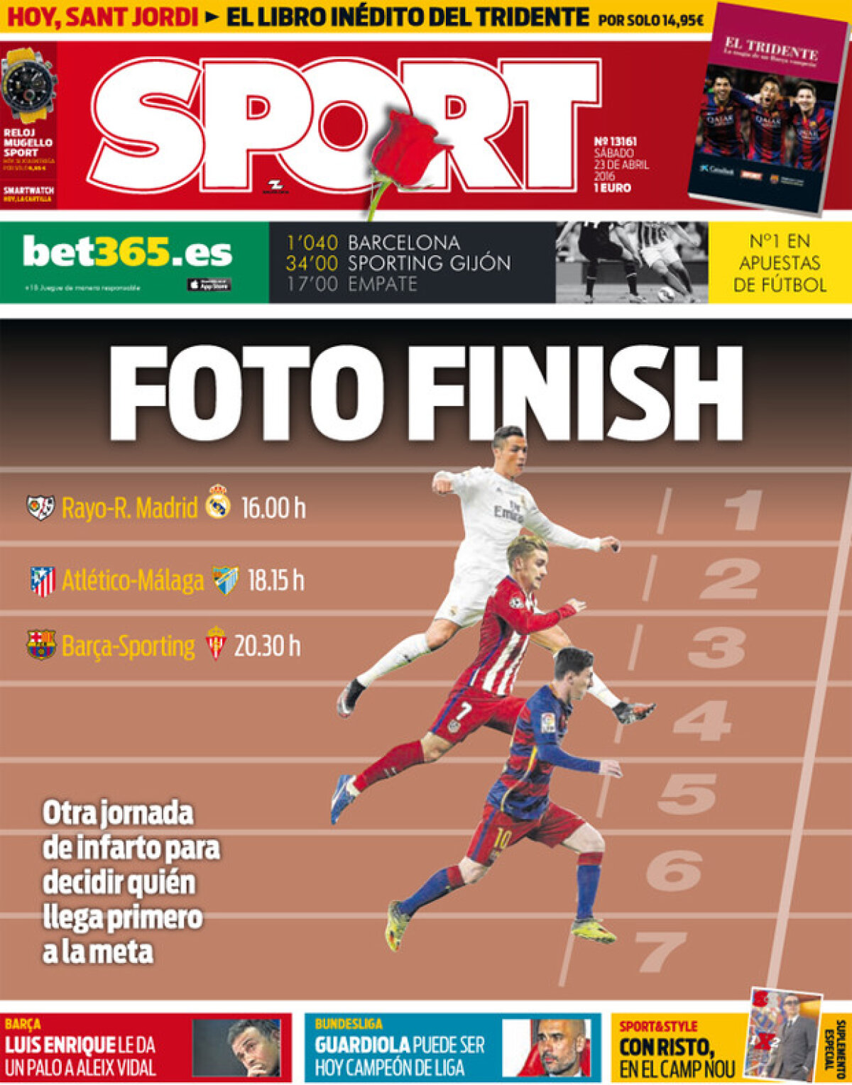 Ce scriu azi ziarele de sport din lume (23 aprilie 2016)