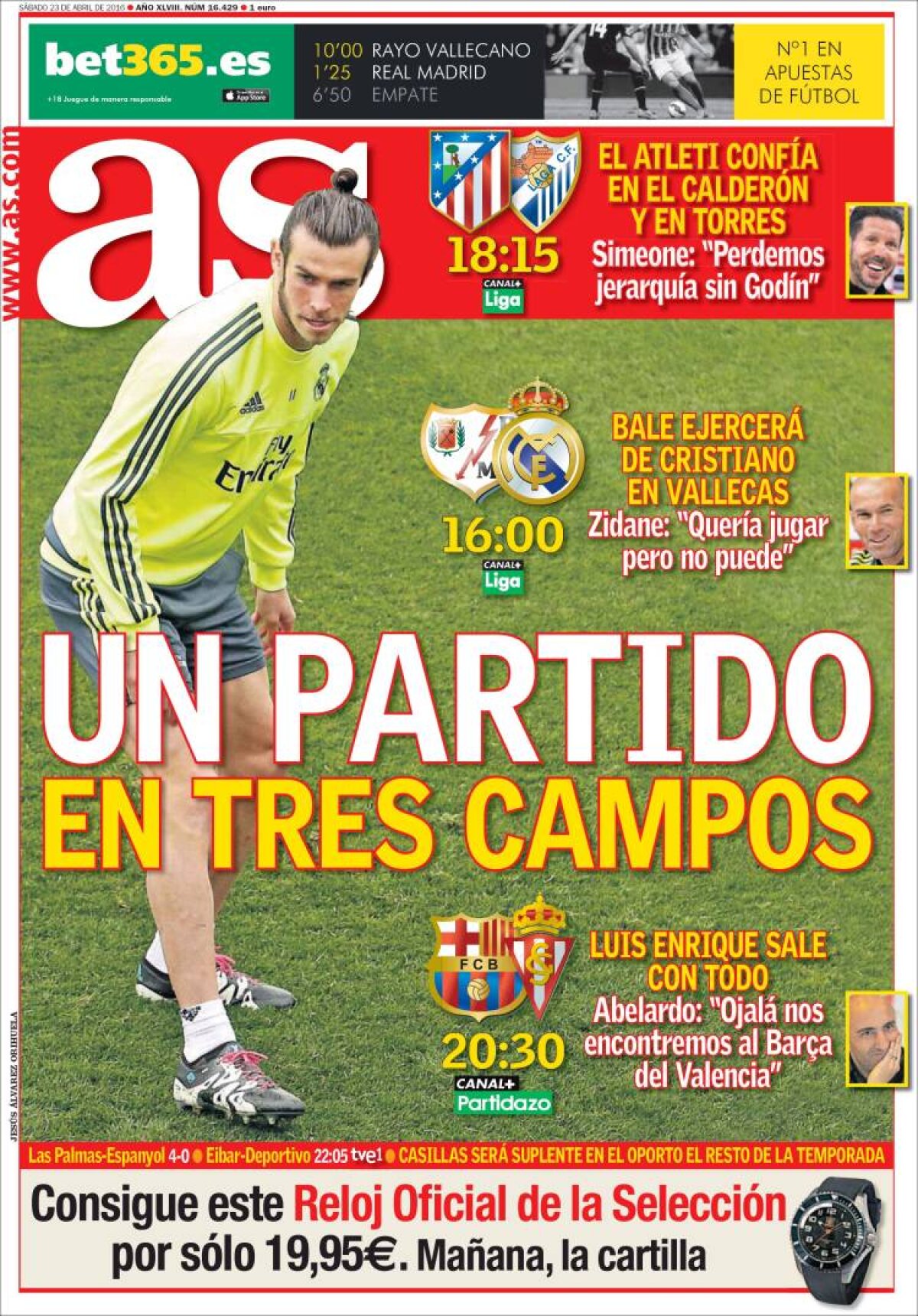 Ce scriu azi ziarele de sport din lume (23 aprilie 2016)