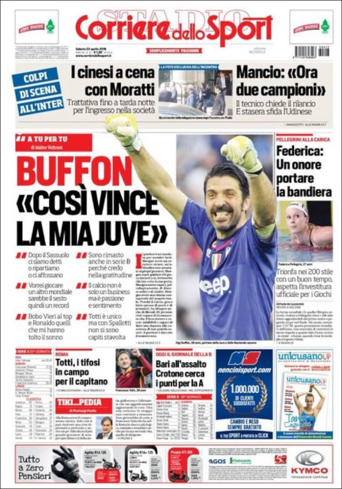 Ce scriu azi ziarele de sport din lume (23 aprilie 2016)