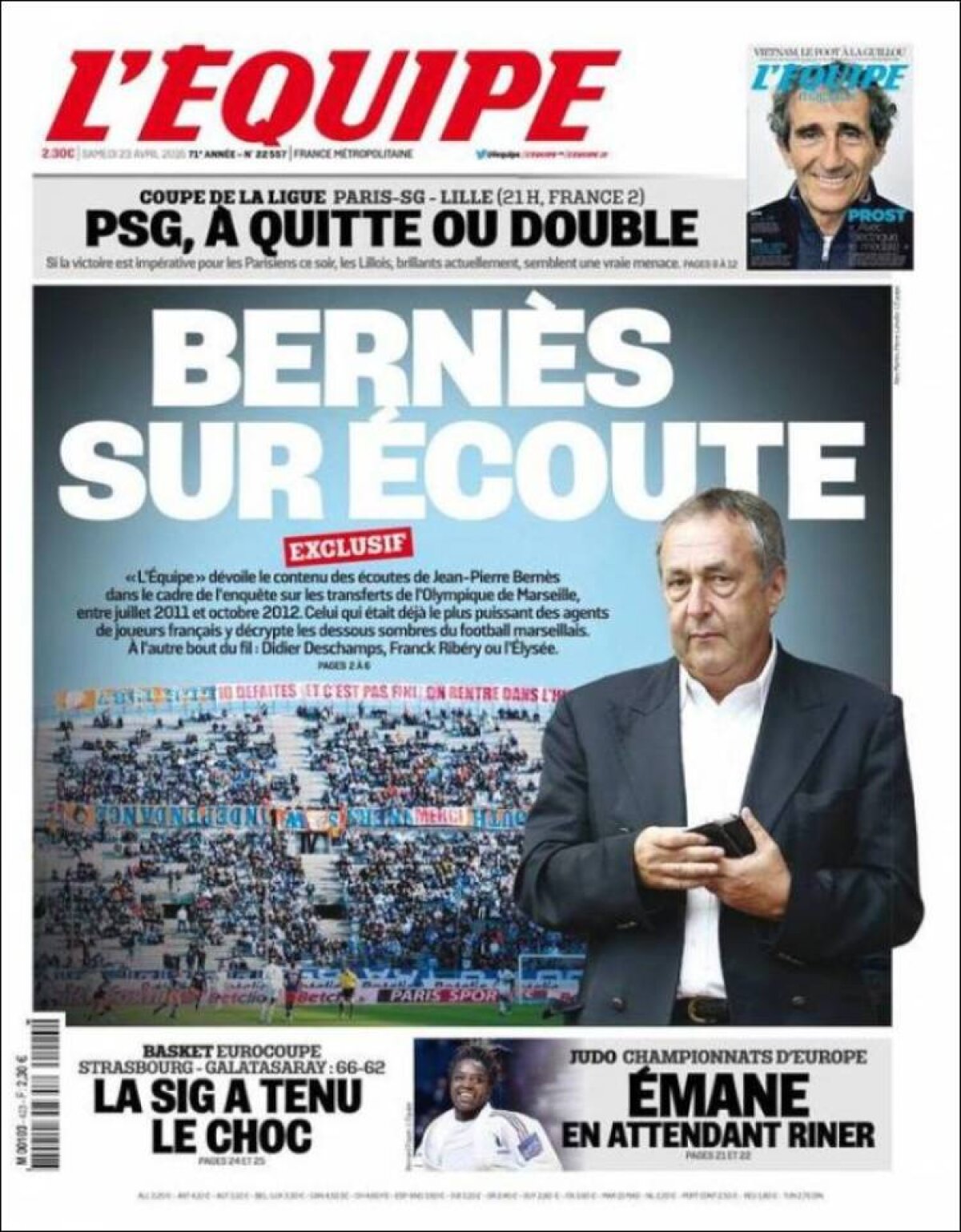 Ce scriu azi ziarele de sport din lume (23 aprilie 2016)