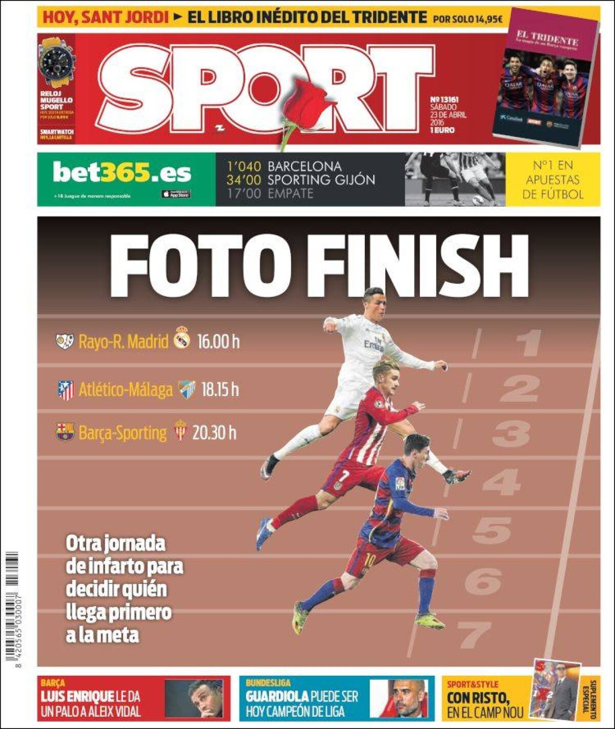 Ce scriu azi ziarele de sport din lume (23 aprilie 2016)