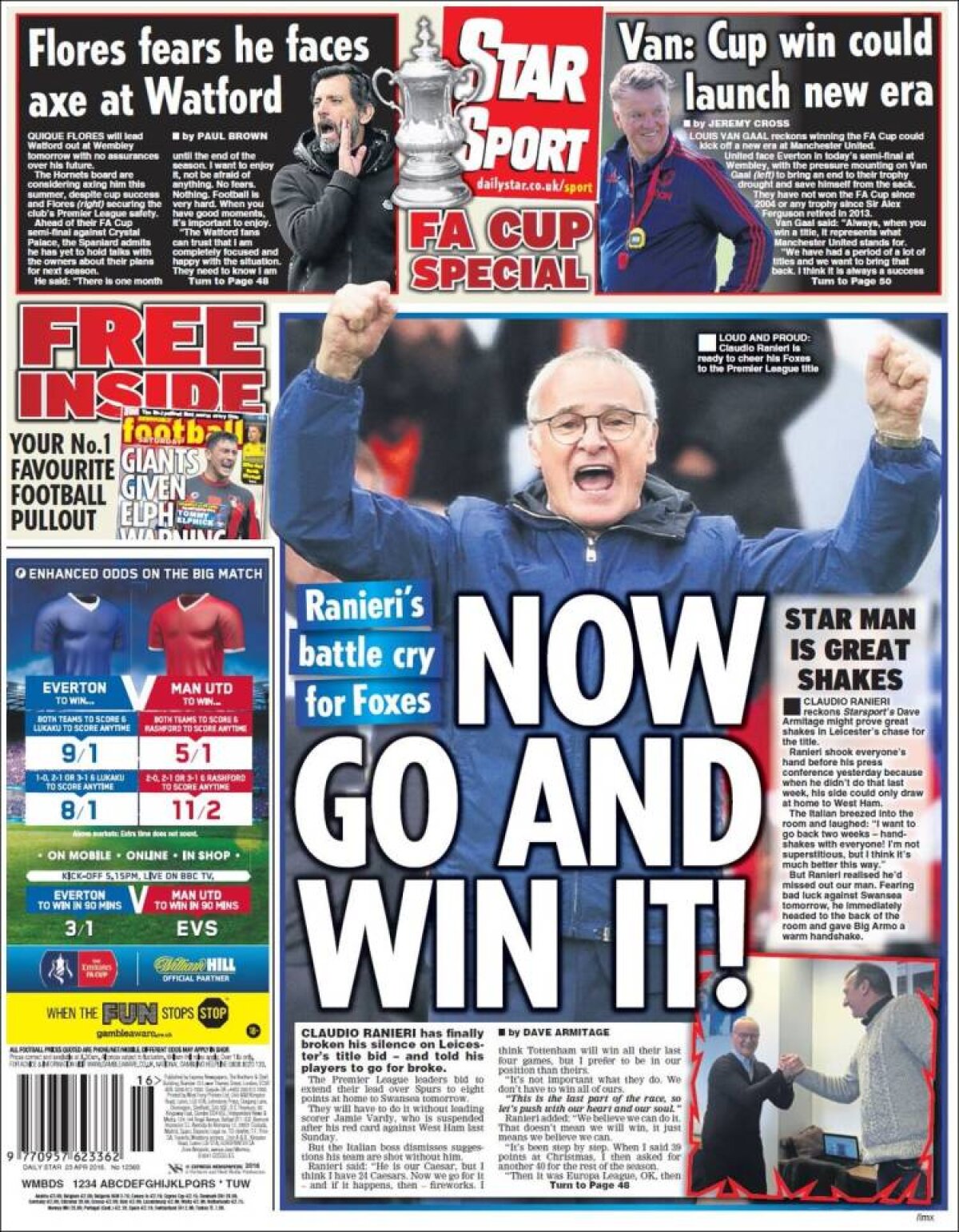 Ce scriu azi ziarele de sport din lume (23 aprilie 2016)