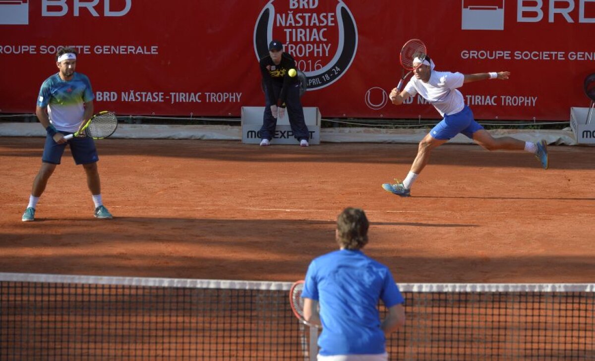 GALERIE FOTO Mergea și Tecău s-au calificat în finala de dublu de la Năstase-Țiriac Trophy