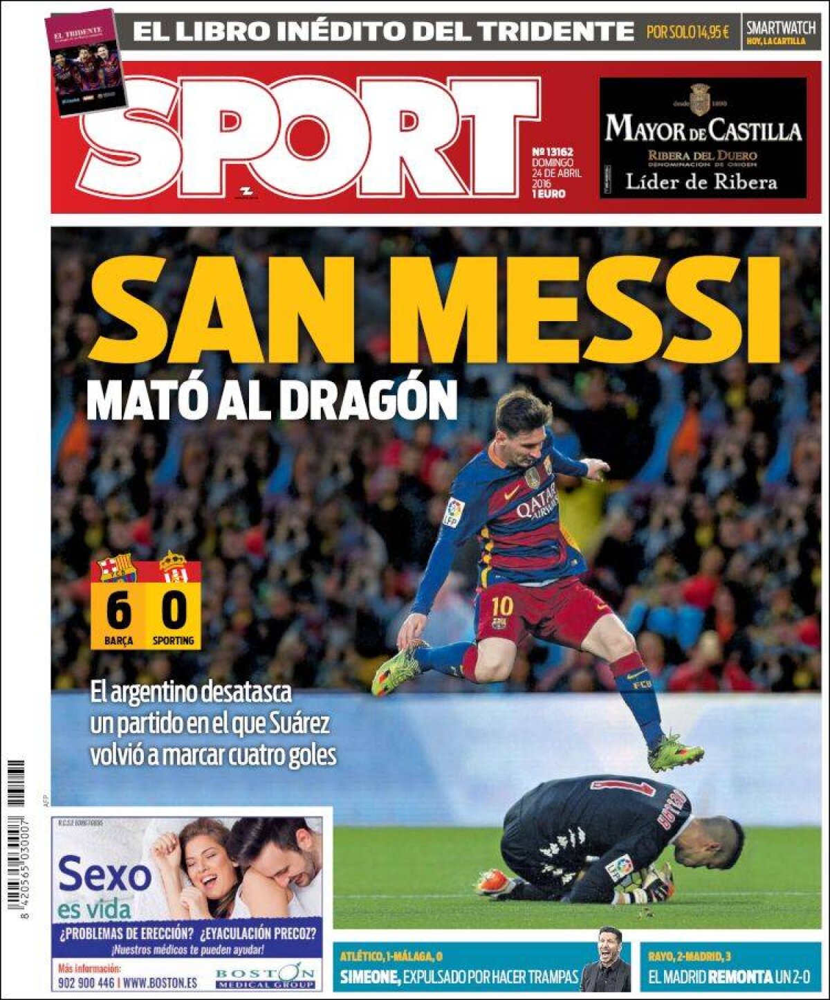 Ce scriu azi ziarele de sport din lume (24 aprilie 2016)