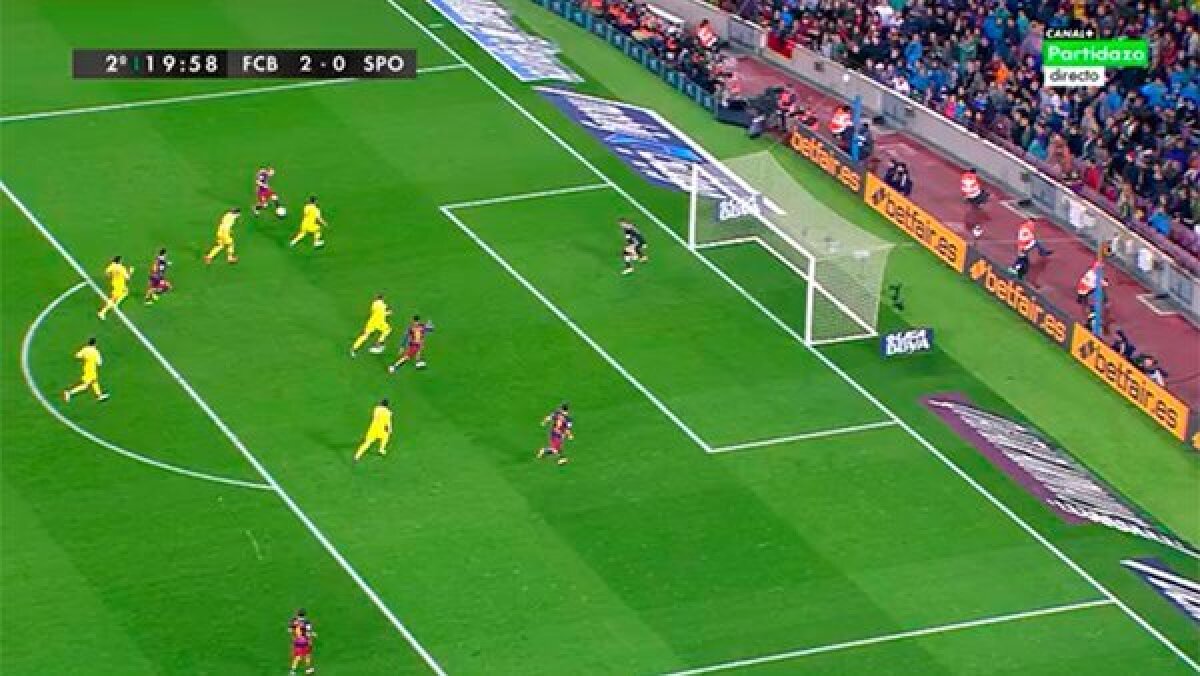 7 faze controversate la Barça - Sporting Gijon 6-0 » Două penalty-uri din cele 3 au fost acordate corect