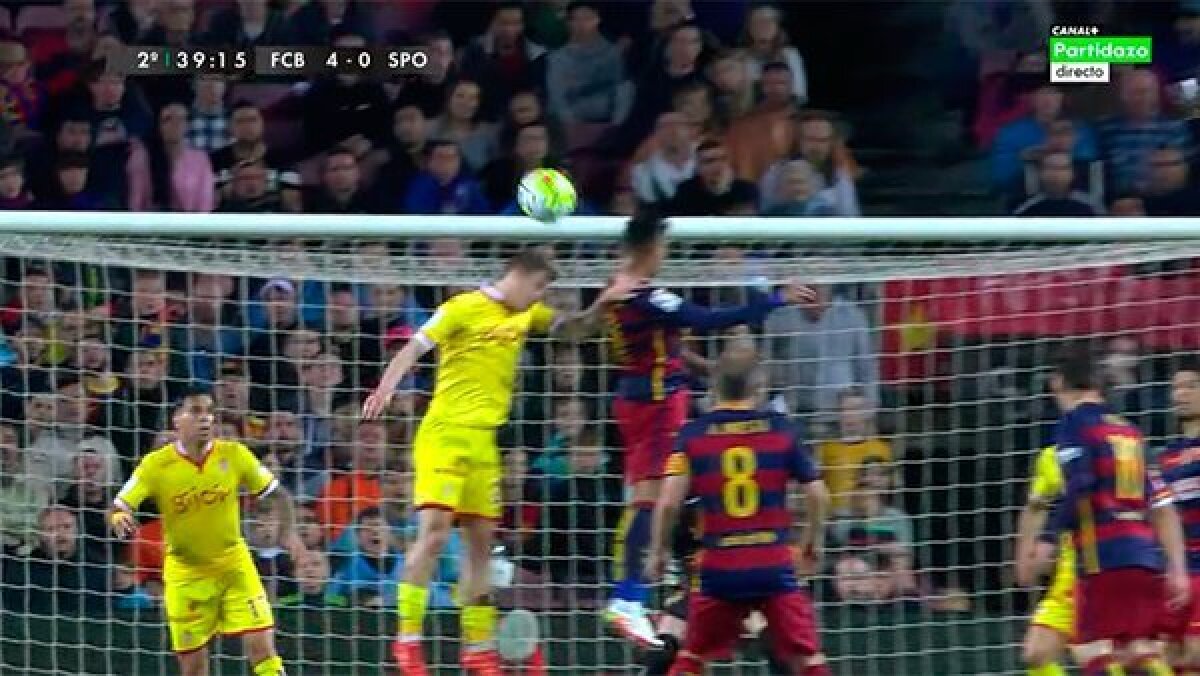 7 faze controversate la Barça - Sporting Gijon 6-0 » Două penalty-uri din cele 3 au fost acordate corect