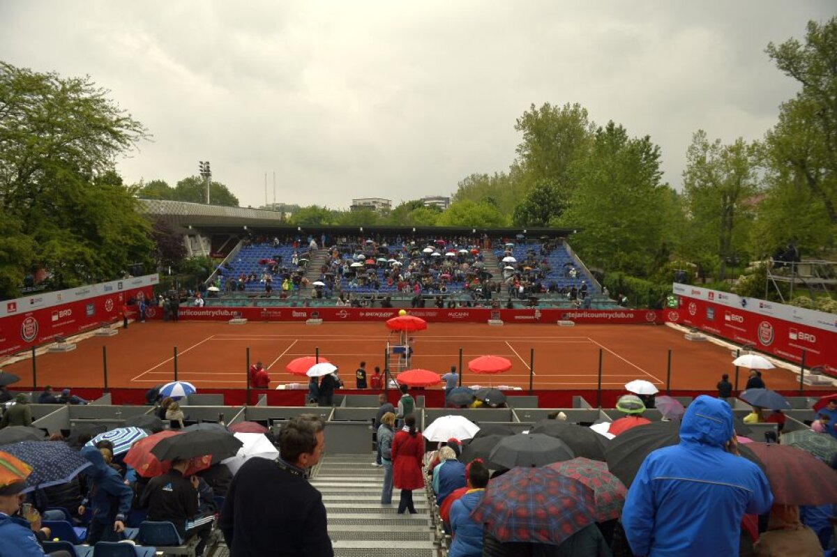 GALERIE FOTO Ploaia a oprit finalele de la BRD Năstase Țiriac Trophy » Decizia luată de organizatori 