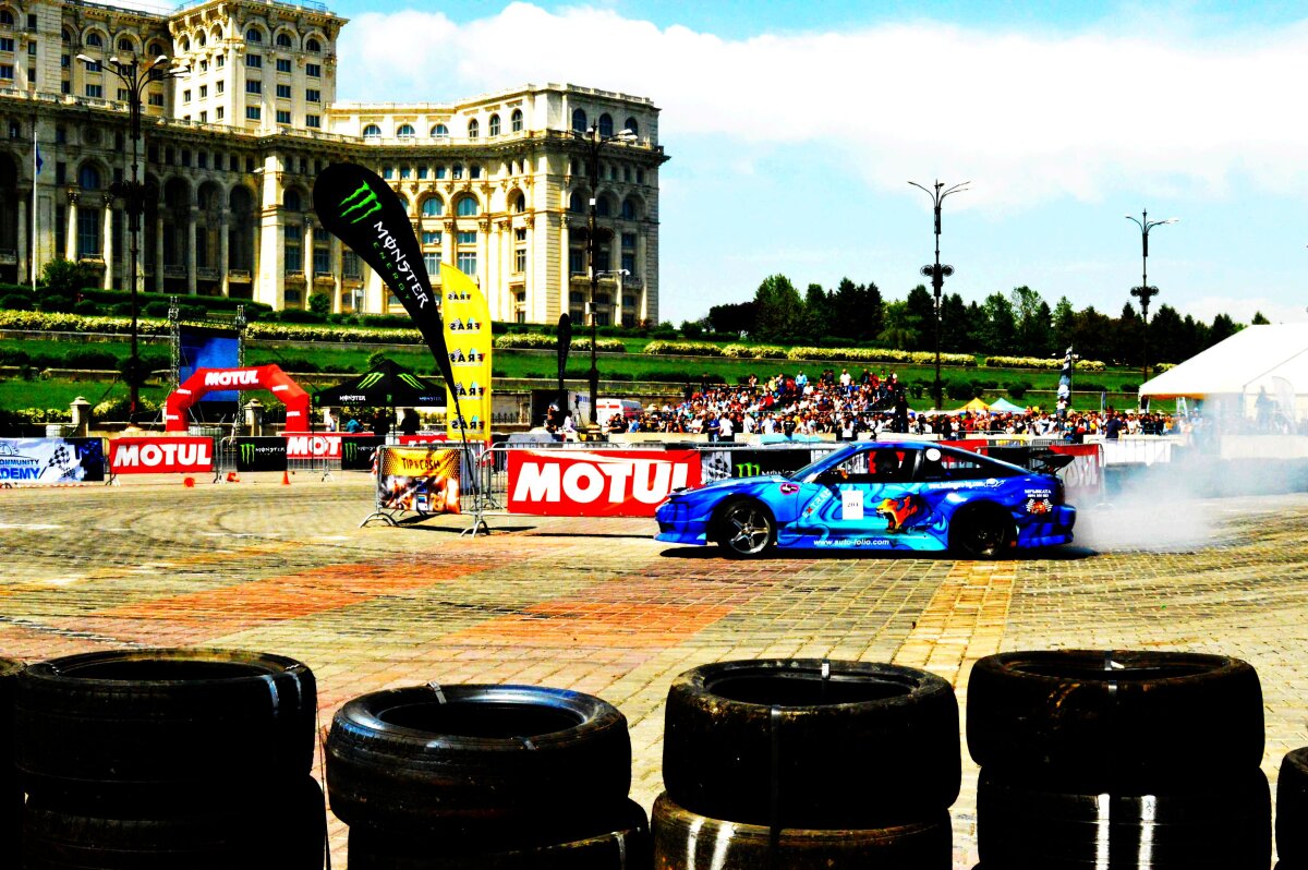GALERIE FOTO  Driftul, la primul eveniment ca sport oficial » Care au fost cei mai buni români la International Grand Prix 