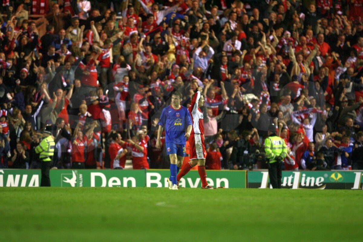 VIDEO + FOTO 10 ani de la unul dintre cele mai șocante momente ale fotbalului românesc, Boro - Steaua 4-2 » Cum au ținut englezii să rememoreze partida