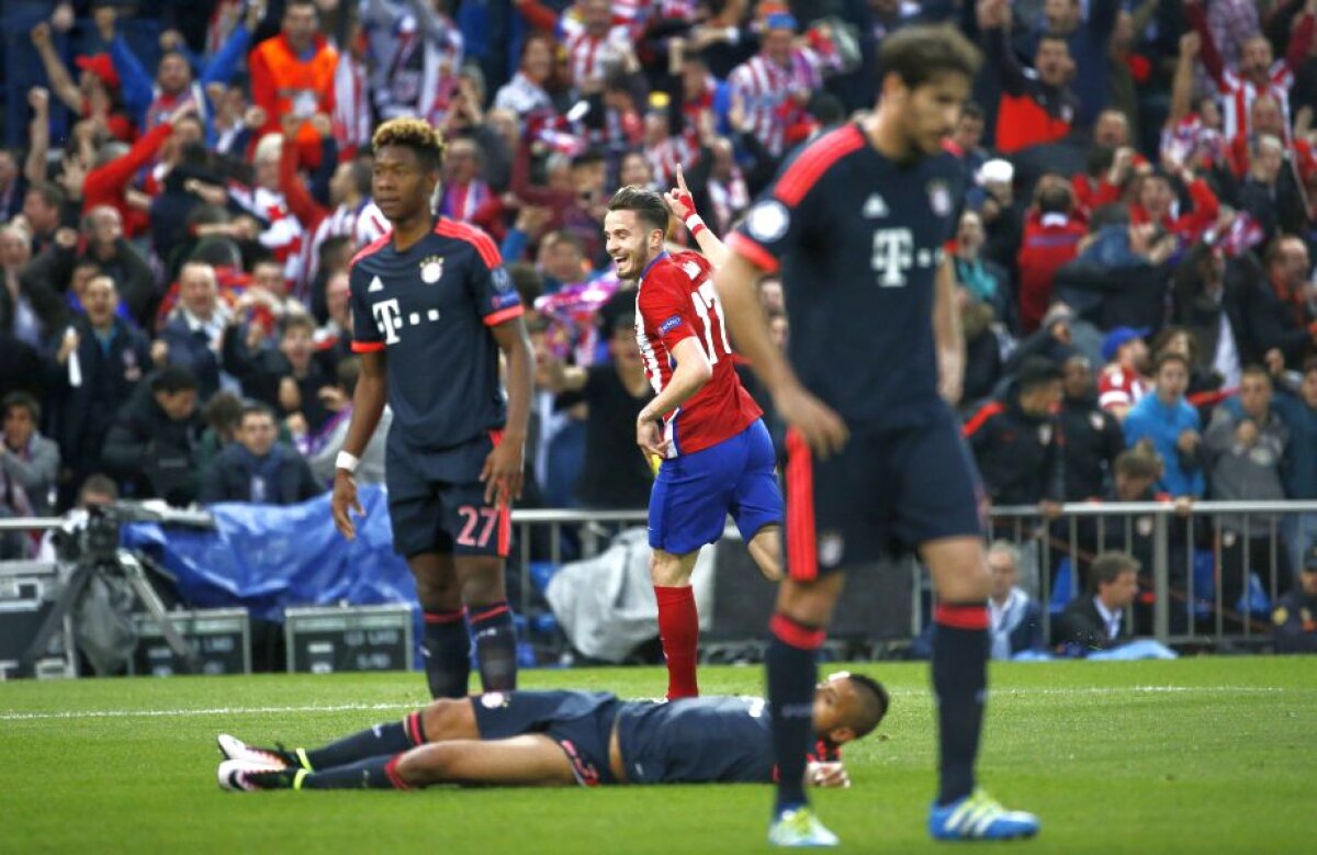 VIDEO+FOTO Simeone a inventat blindajul suprem » Mașinăria de goluri a lui Bayern n-a reușit să străpungă scuturile lui Atletico și a plecat înfrântă de pe Vicente Calderon, 0-1!