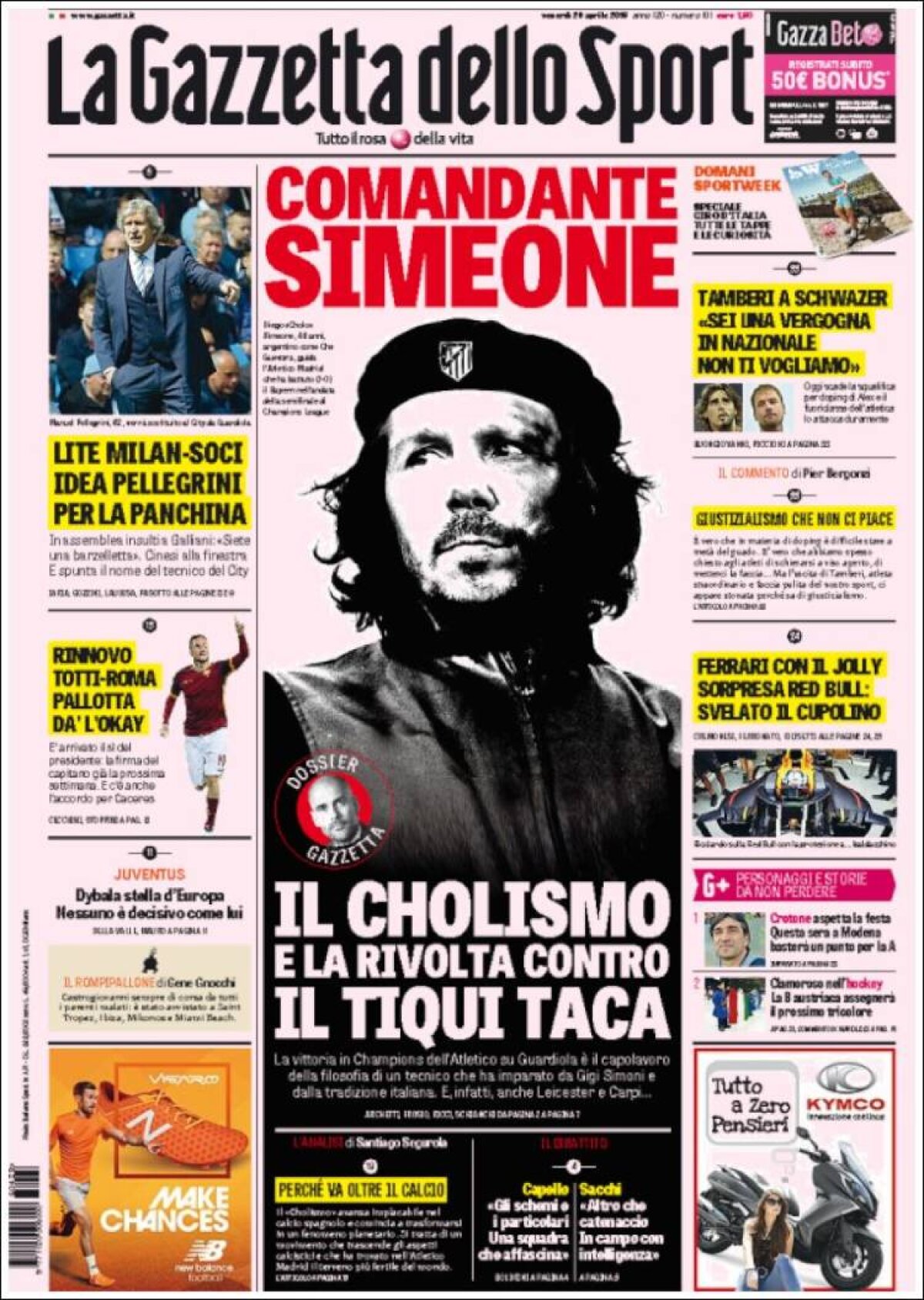 Ce scriu azi ziarele de sport din lume (29 aprilie 2016)