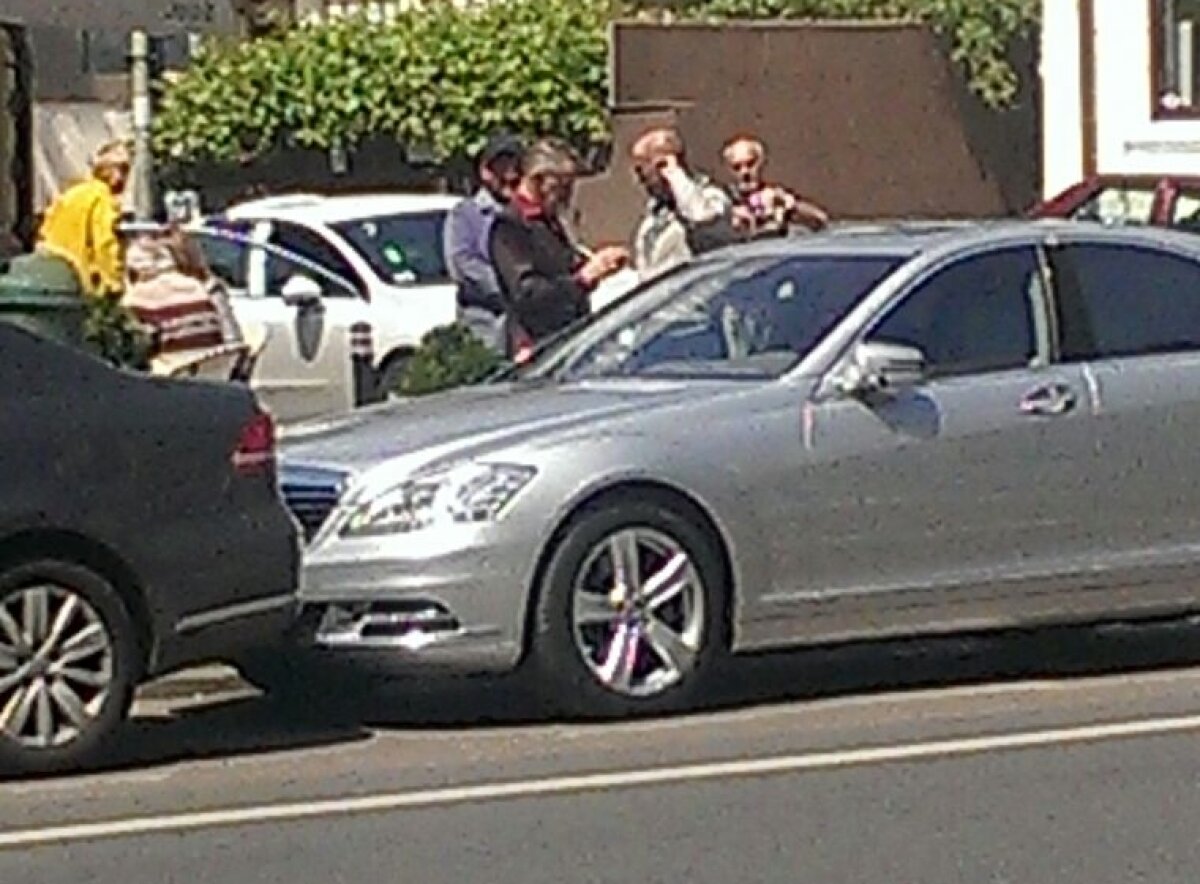 FOTO EXCLUSIV Întâlnire Becali - Copos la o terasă, întreruptă neașteptat! Ce s-a întâmplat la reunirea foștilor rivali din Liga 1