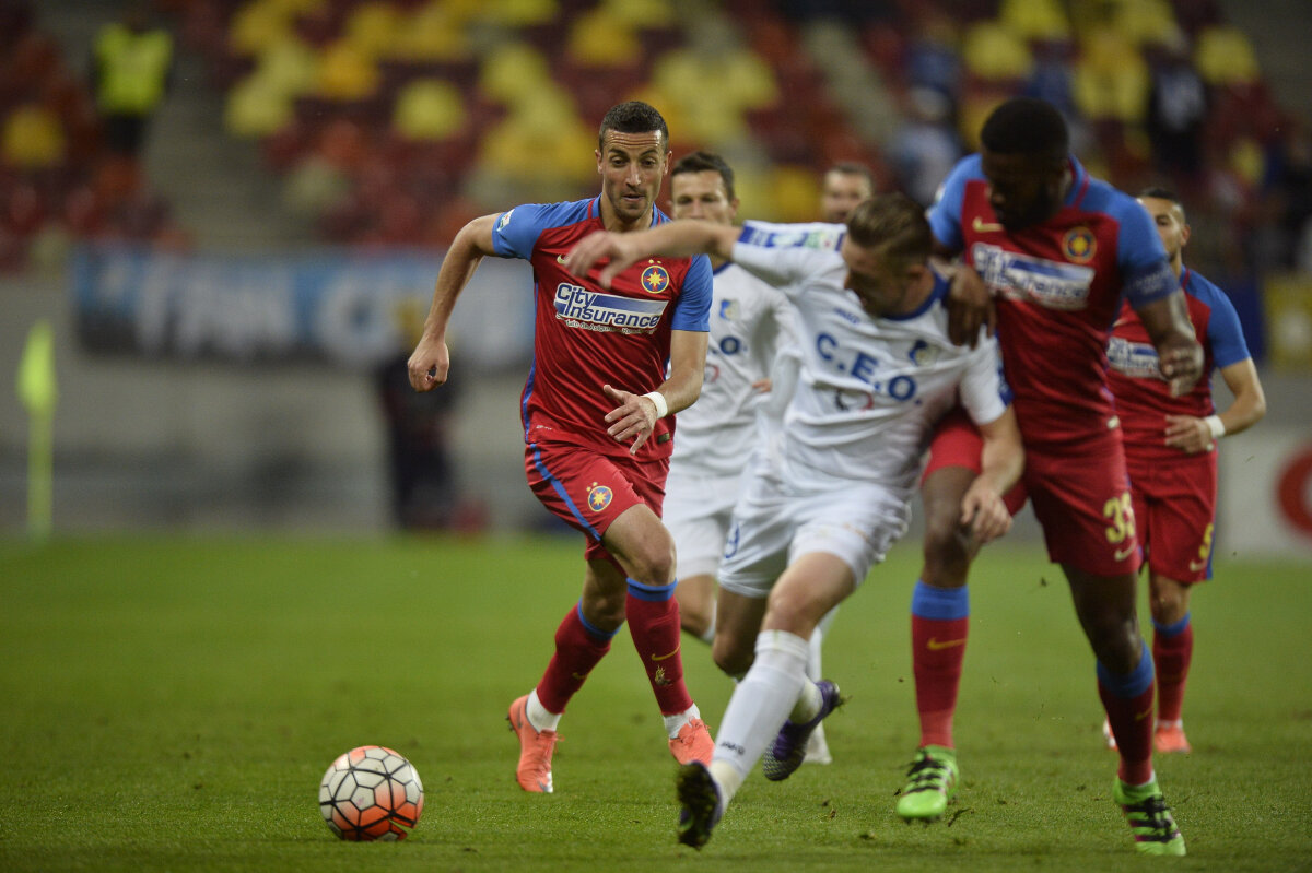 FOTO și VIDEO » ADIO titlu pentru Steaua! Formația roș-albastră a remizat, 1-1, cu Pandurii, iar Astra e, matematic, noua campioană!