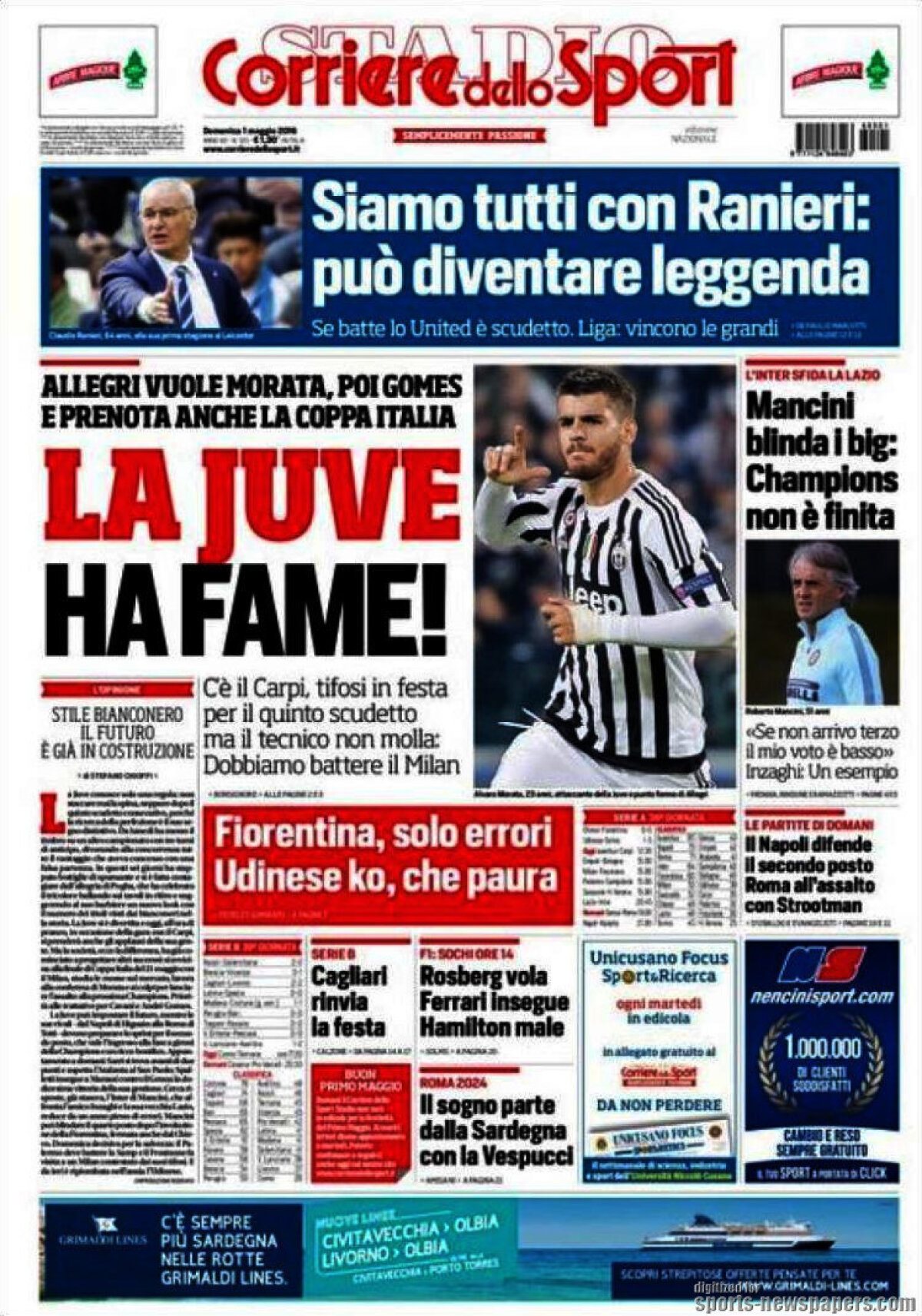 Ce scriu azi ziarele de sport din lume (2 mai 2016)