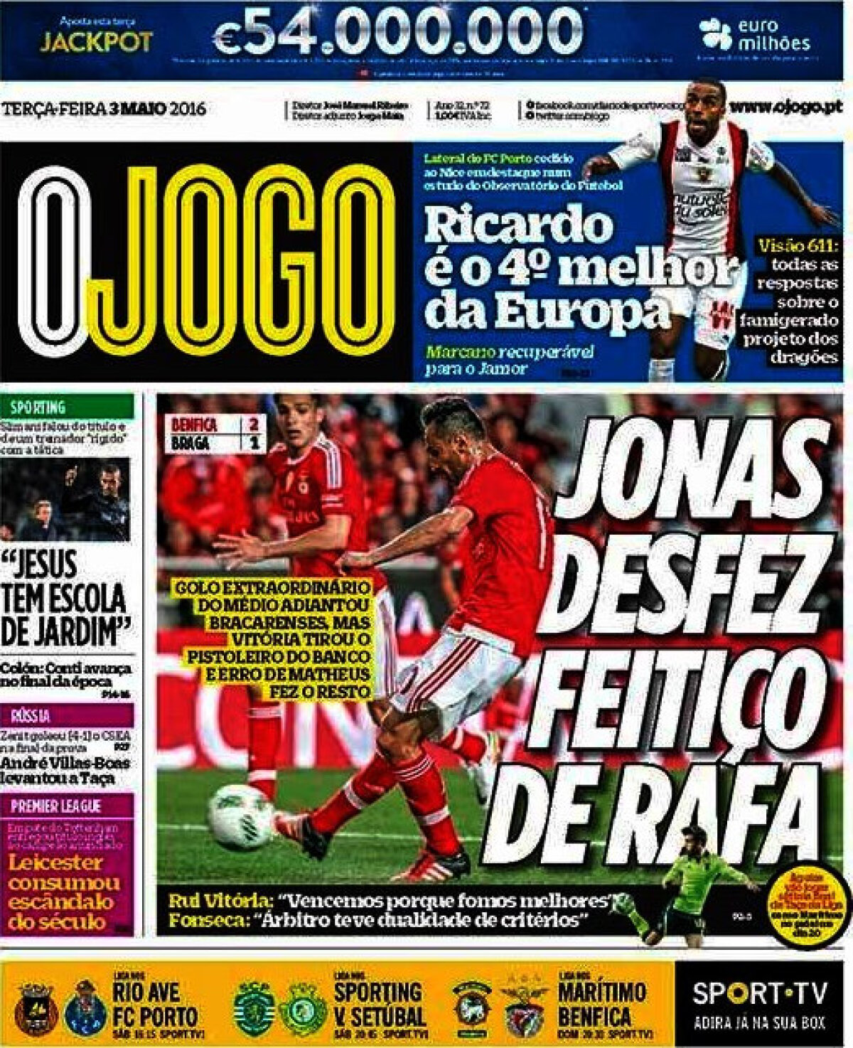 Ce scriu azi ziarele de sport din lume (3 mai 2016)