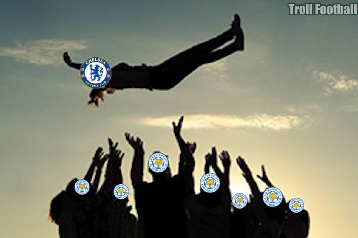 FOTO Spectacol pe rețelele de socializare după titlul câștigat de Leicester: 30 de meme-uri inspirate! :D