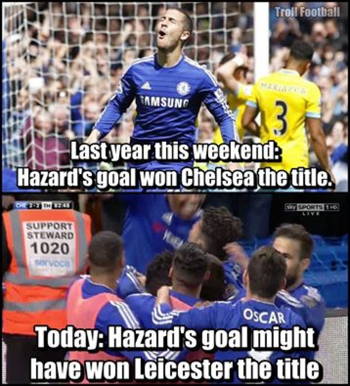 FOTO Spectacol pe rețelele de socializare după titlul câștigat de Leicester: 30 de meme-uri inspirate! :D