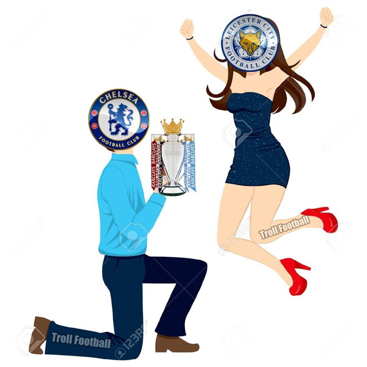 FOTO Spectacol pe rețelele de socializare după titlul câștigat de Leicester: 30 de meme-uri inspirate! :D