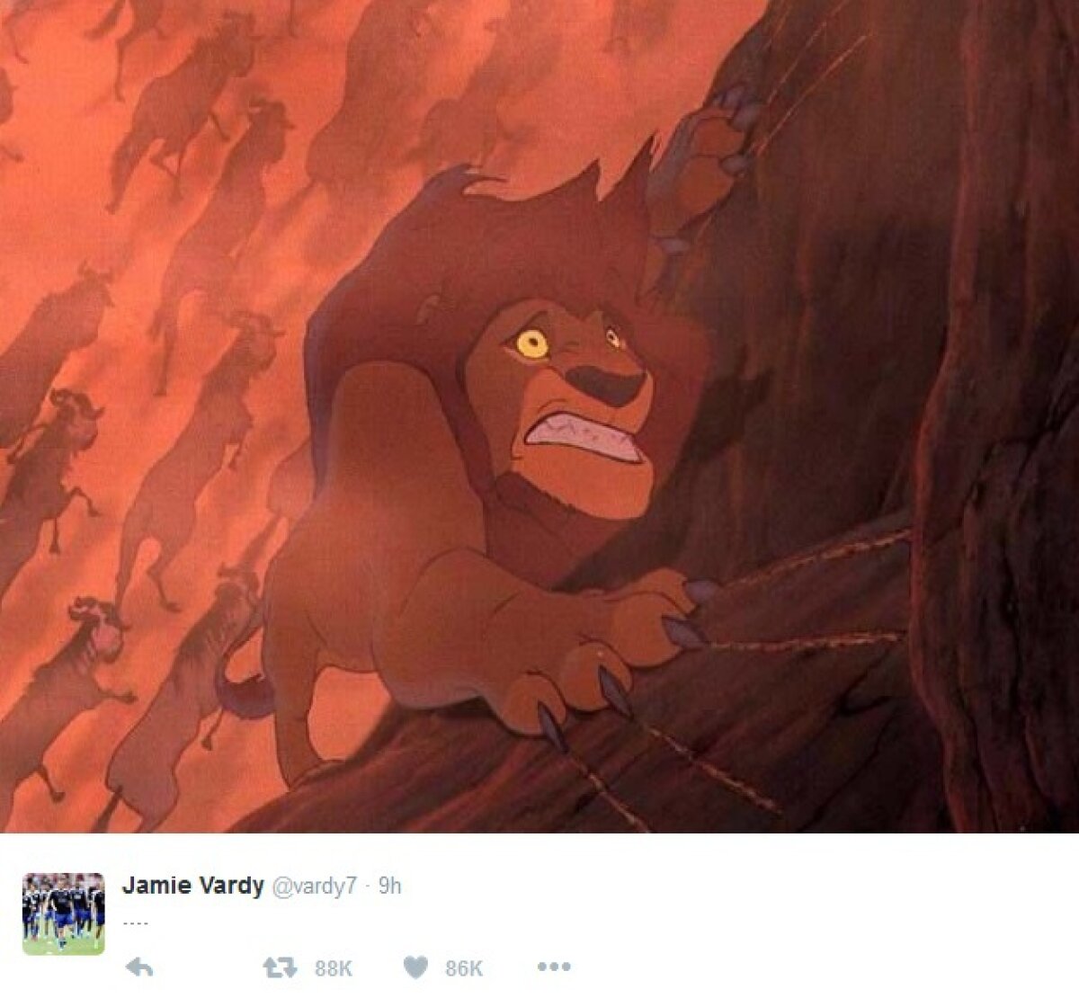 FOTO Ironii de campion! Cum i-a răspuns Vardy principalului rival după câștigarea titlului în Premier League