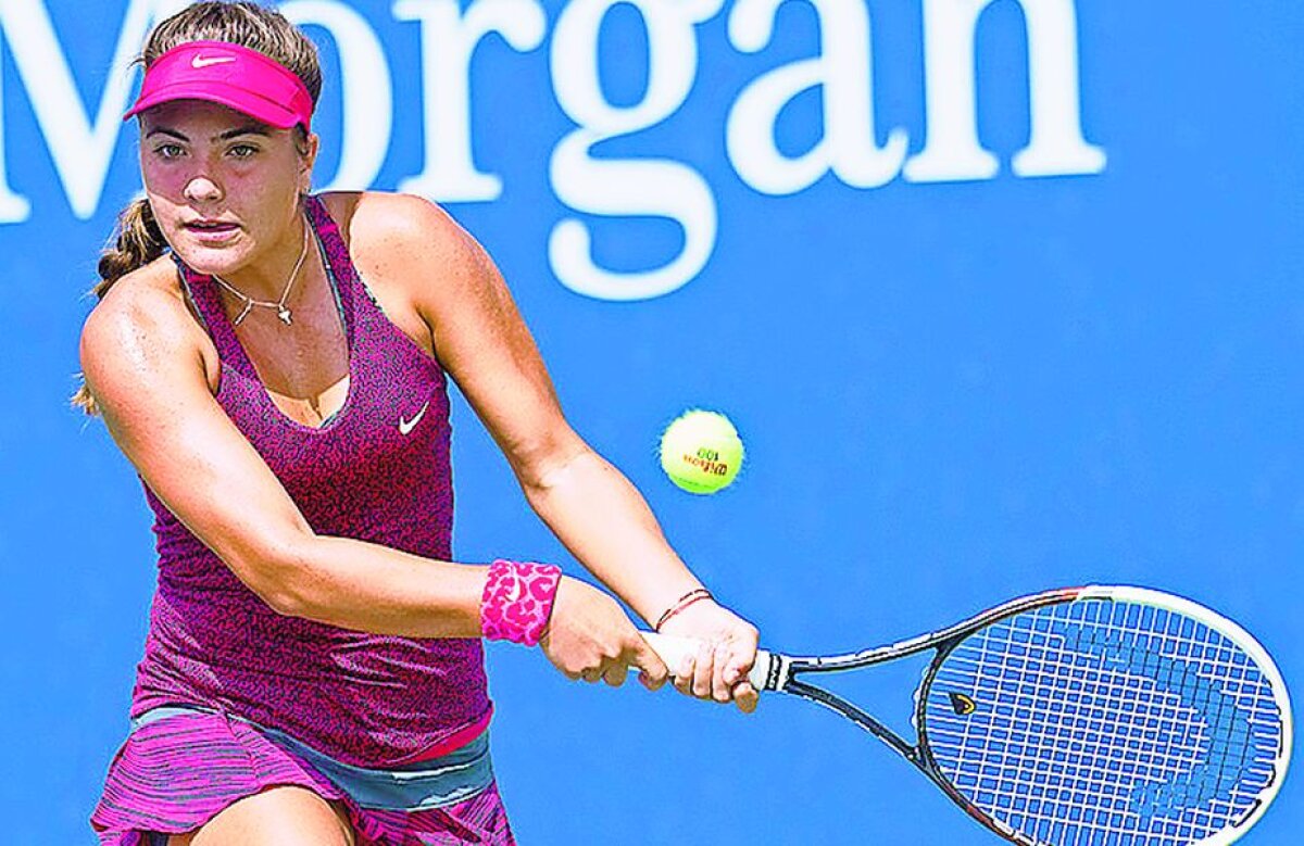 FOTO Game. Set. Meci! » La 18 ani, Gabriela Ruse este una dintre cele mai frumoase jucătoare de tenis din România