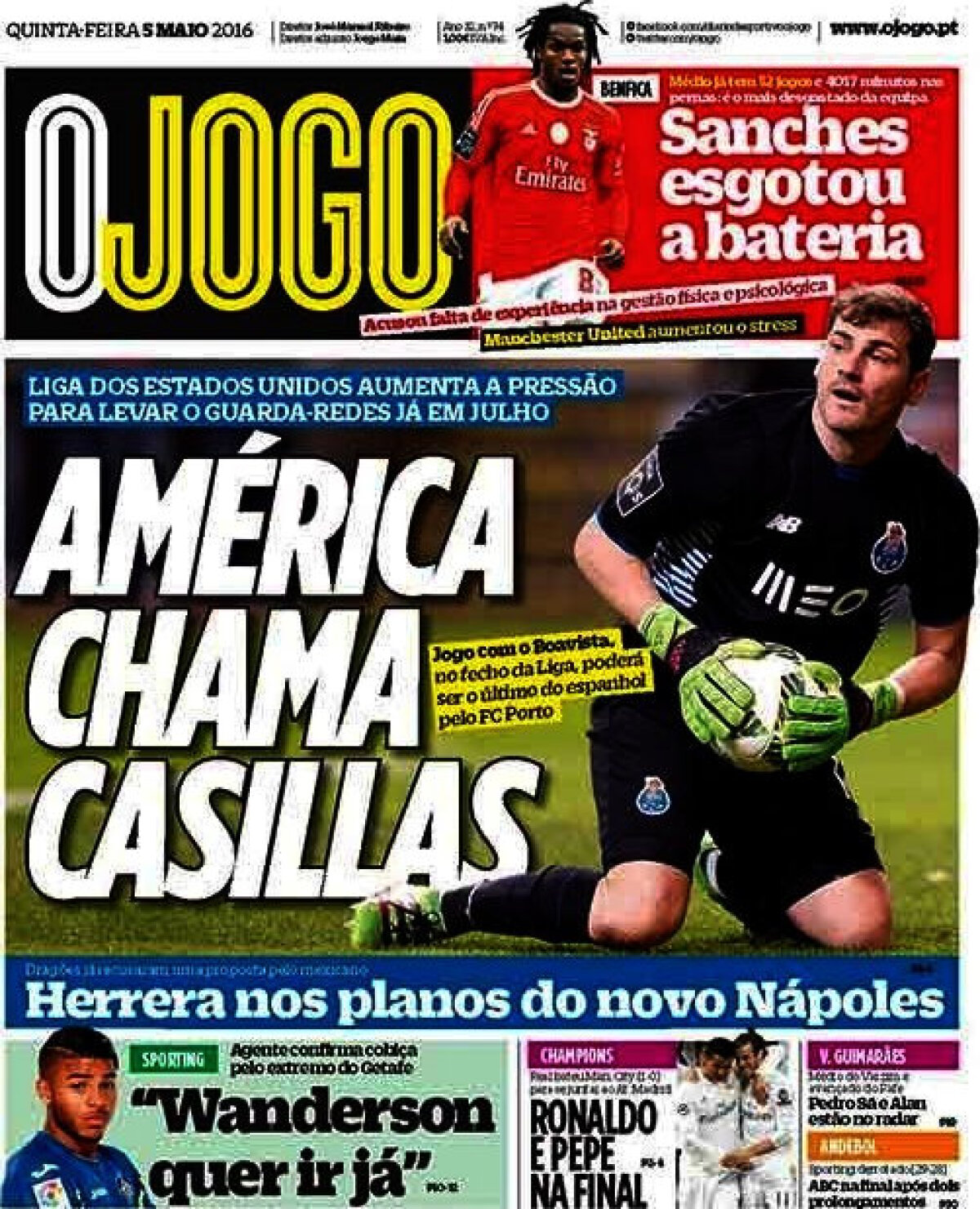 Ce scriu azi ziarele de sport din lume (5 mai 2016)