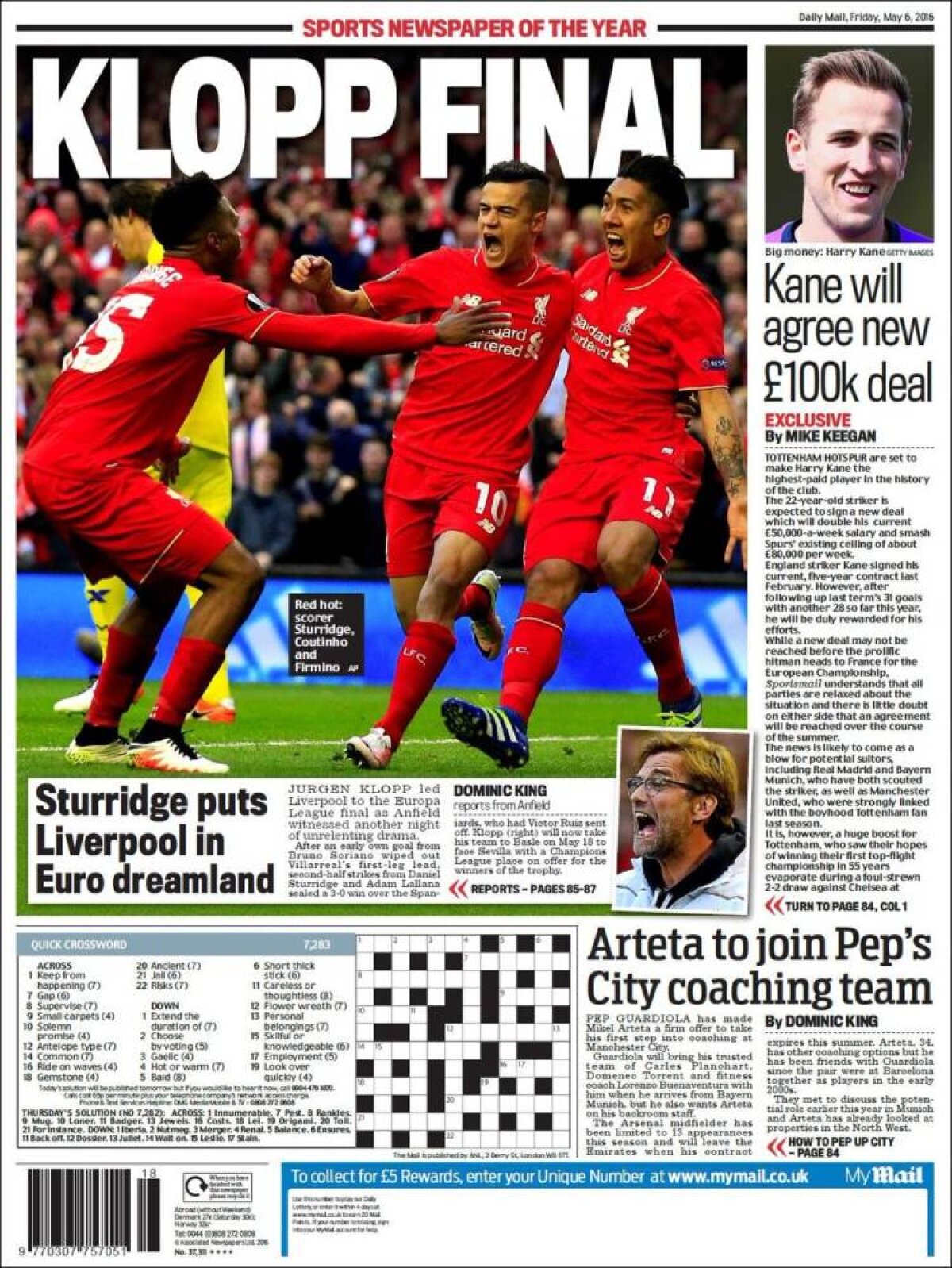 Ce scriu azi ziarele de sport din lume (6 mai 2016)