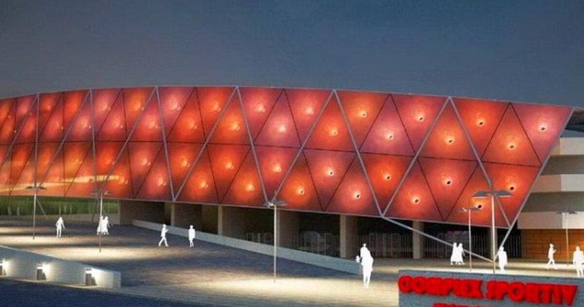 GALERIE FOTO Un nou stadion de lux "crește" în România » Vezi cum arată lucrările la noua arenă