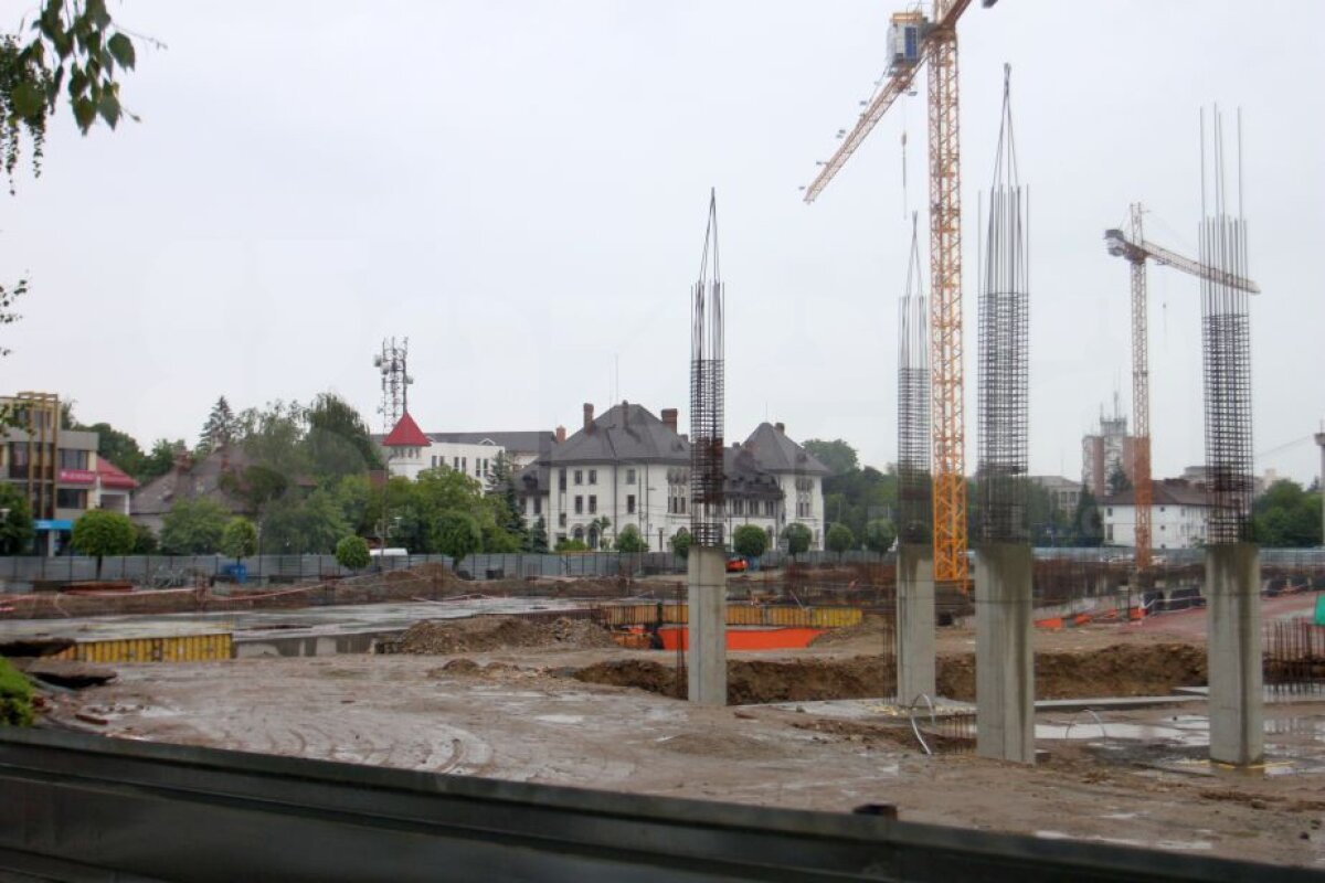 GALERIE FOTO Un nou stadion de lux "crește" în România » Vezi cum arată lucrările la noua arenă