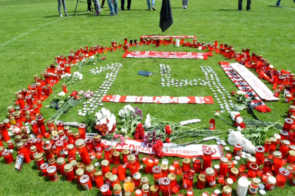 UPDATE VIDEO și FOTO Arena din Ștefan cel Mare s-a transformat în loc de pelerinaj » Steaua, Dinamo și Rapid au venit la stadion pentru a aprinde o lumânare în memoria lui Ekeng