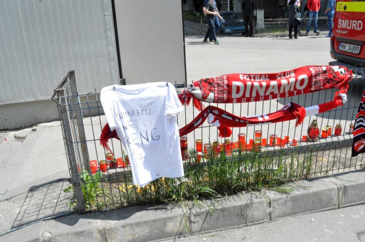 UPDATE VIDEO și FOTO Arena din Ștefan cel Mare s-a transformat în loc de pelerinaj » Steaua, Dinamo și Rapid au venit la stadion pentru a aprinde o lumânare în memoria lui Ekeng