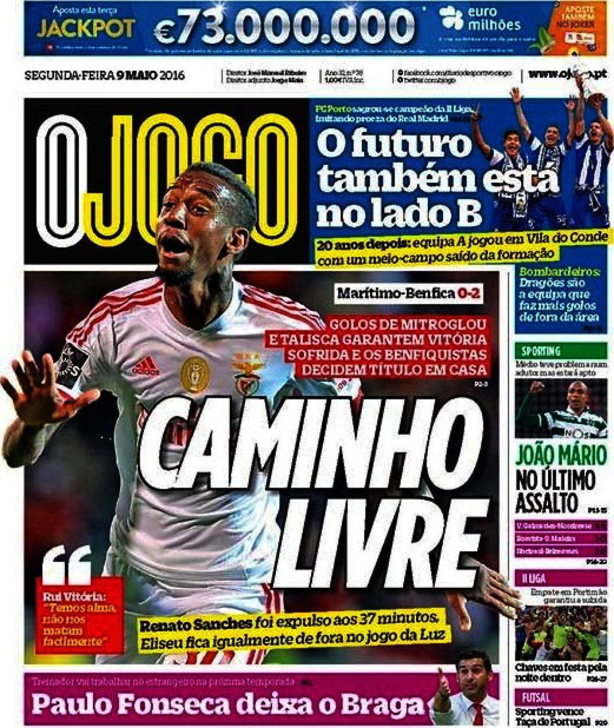 Ce scriu azi ziarele de sport din lume (9 mai 2016)