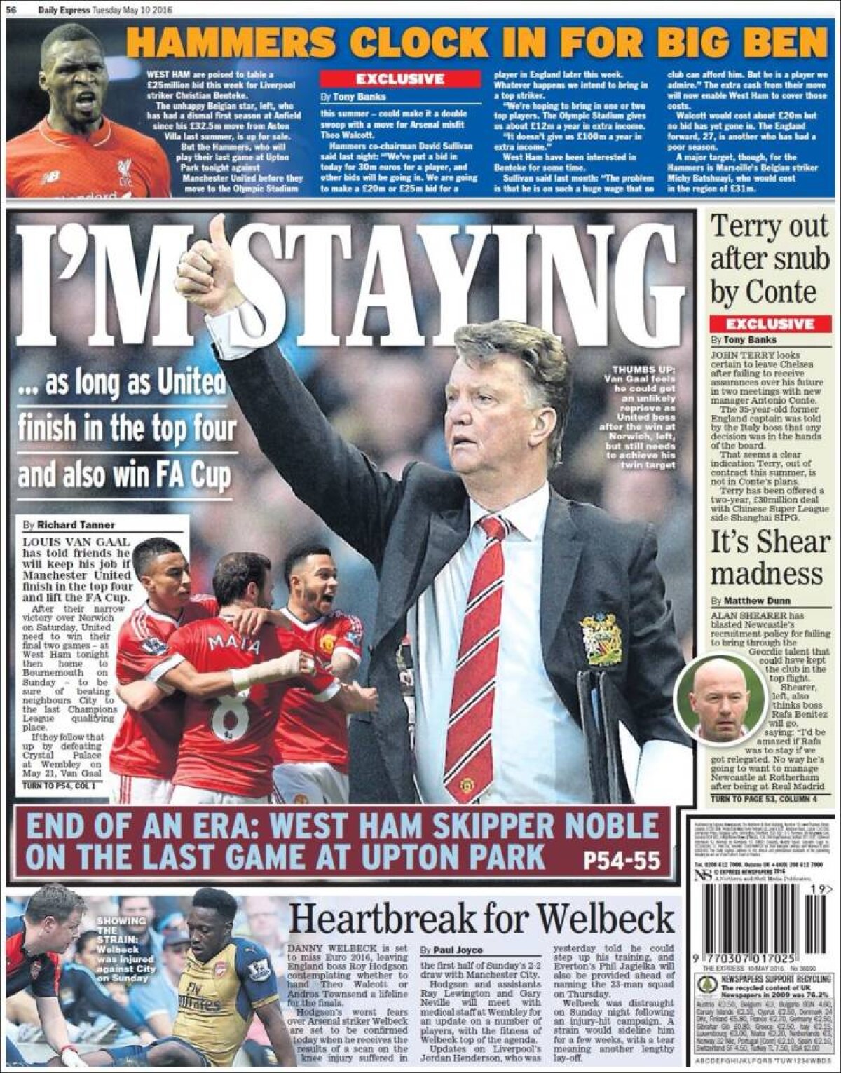 Ce scriu azi ziarele de sport din lume (10 mai 2016)