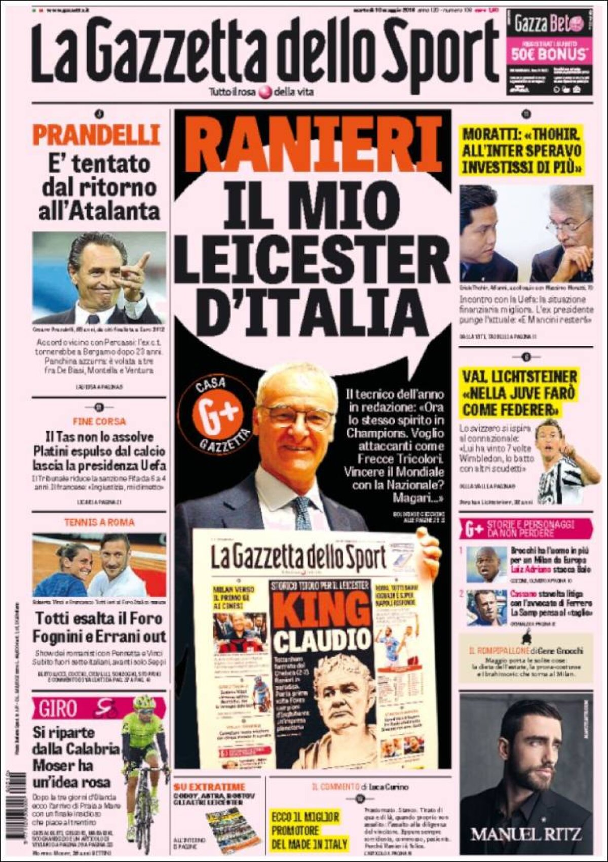 Ce scriu azi ziarele de sport din lume (10 mai 2016)