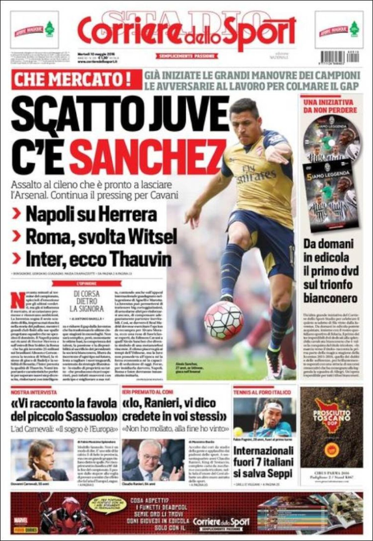 Ce scriu azi ziarele de sport din lume (10 mai 2016)