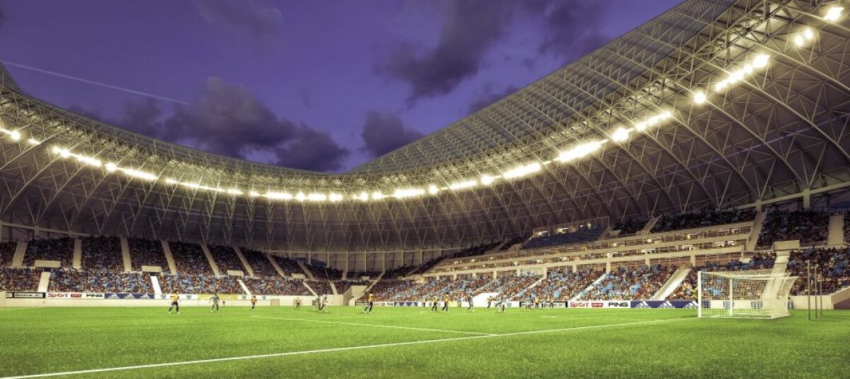 FOTO Superimagini din interiorul noii arene a Craiovei » Cum va arăta "bijuteria" de 50 de milioane de euro