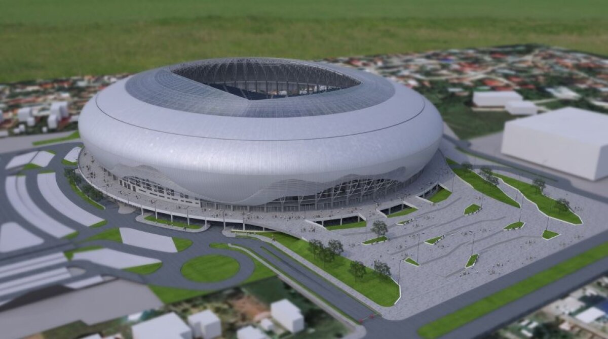 FOTO Superimagini din interiorul noii arene a Craiovei » Cum va arăta "bijuteria" de 50 de milioane de euro
