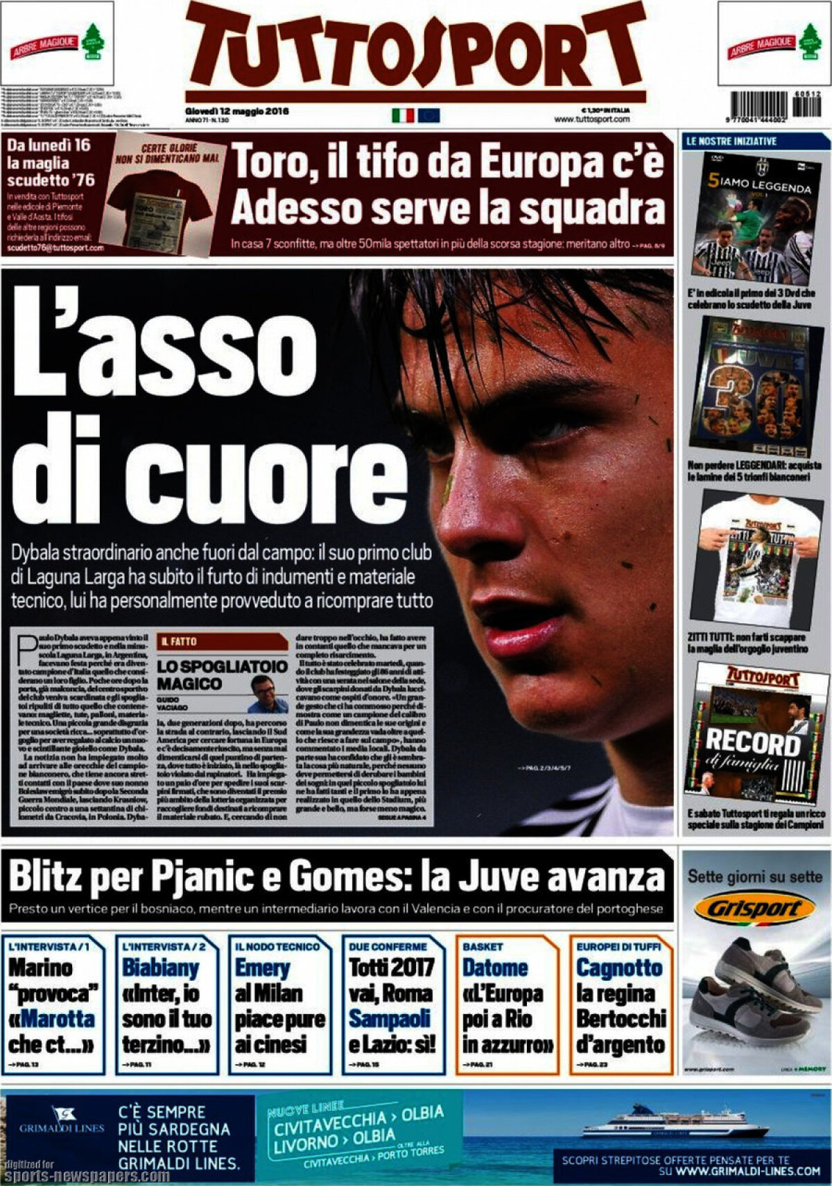 Ce scriu azi ziarele de sport din lume (12 mai 2016)