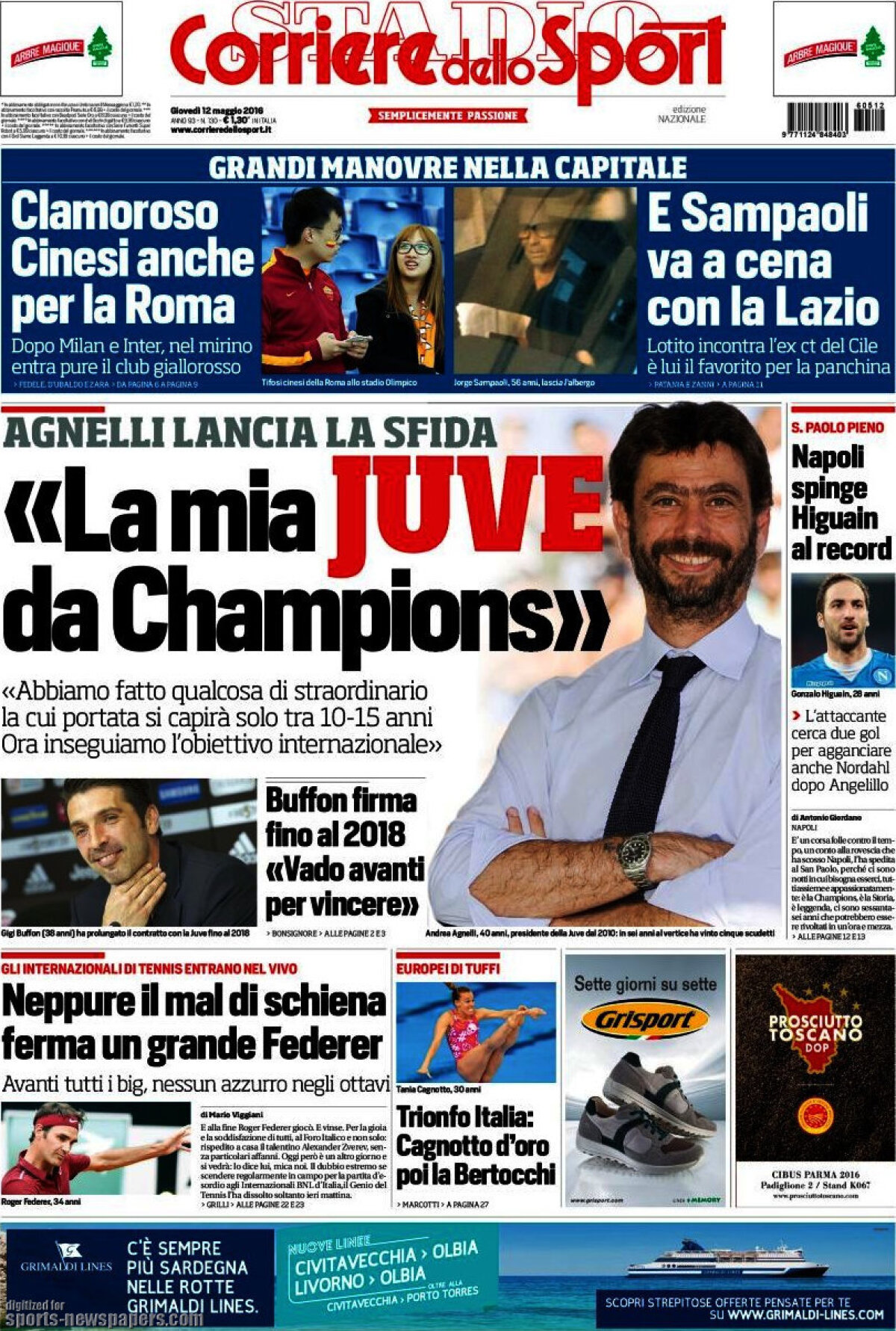 Ce scriu azi ziarele de sport din lume (12 mai 2016)