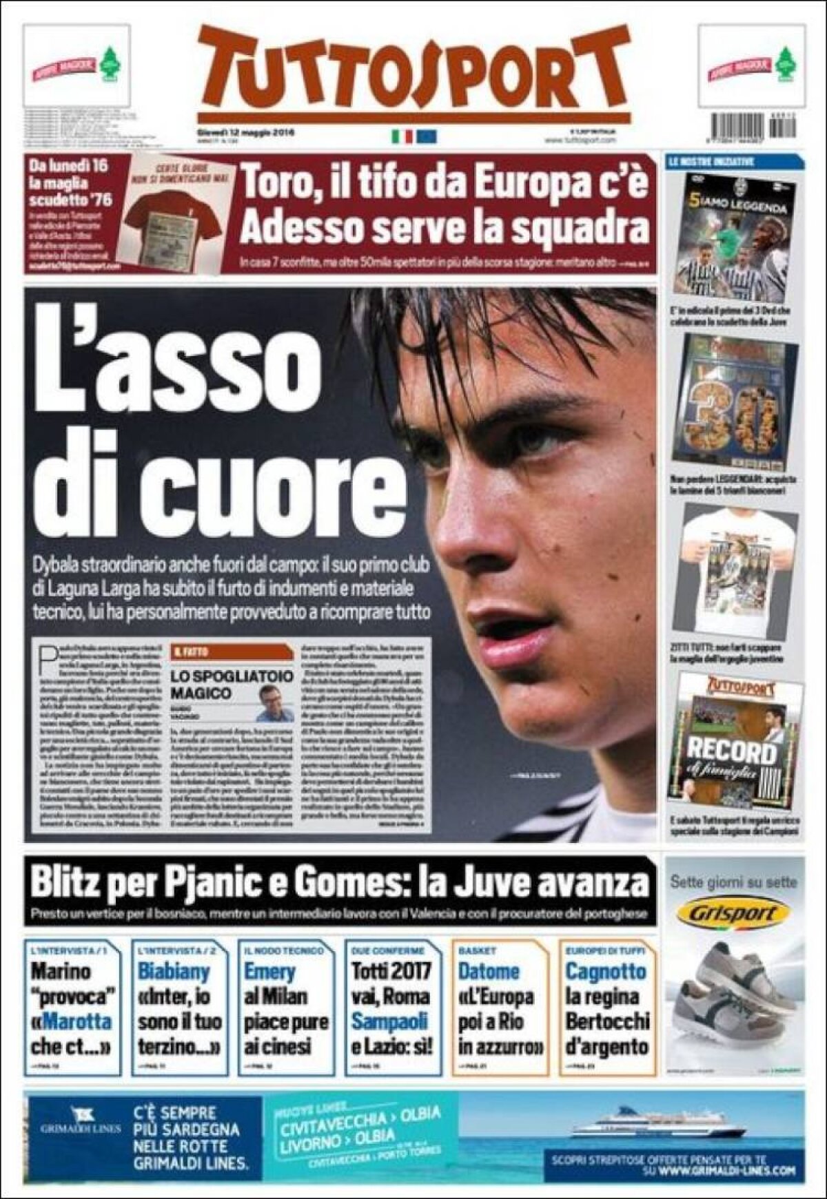 Ce scriu azi ziarele de sport din lume (13 mai 2016)