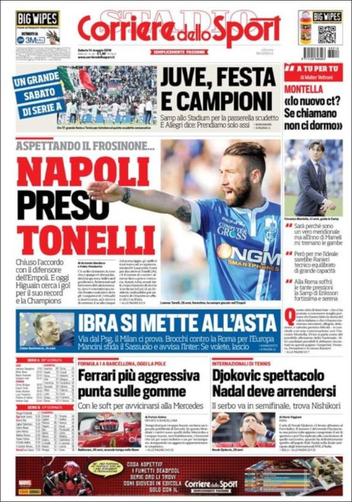 Ce scriu azi ziarele de sport din lume (14 mai 2016)