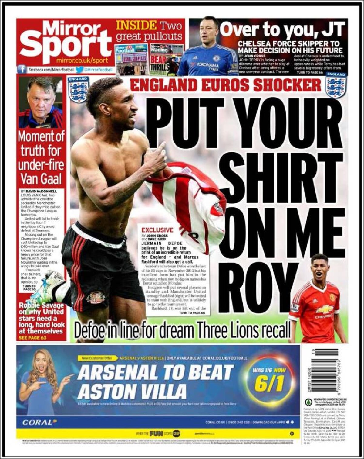 Ce scriu azi ziarele de sport din lume (14 mai 2016)