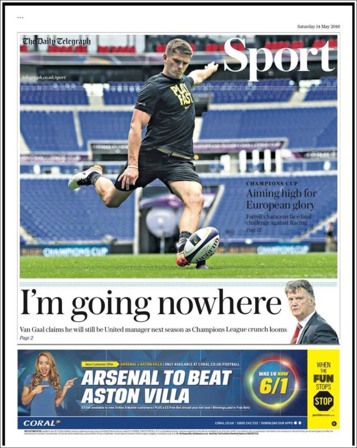 Ce scriu azi ziarele de sport din lume (14 mai 2016)