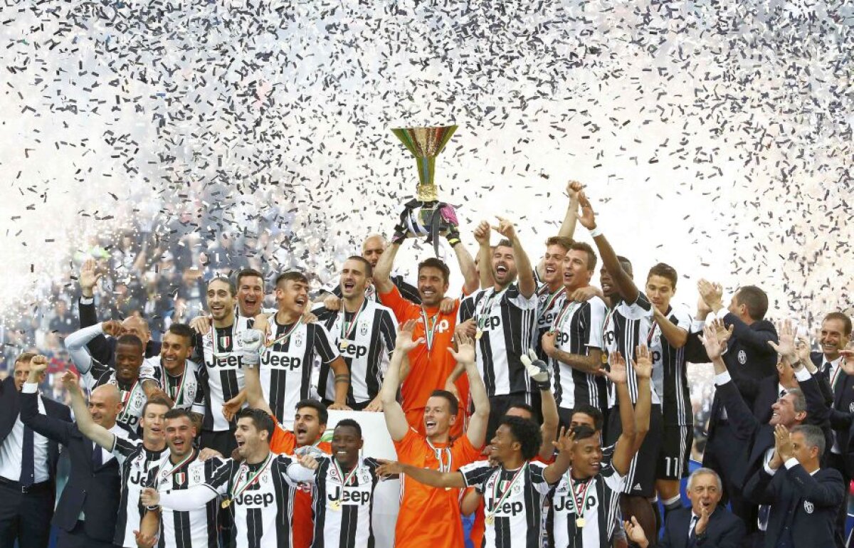 VIDEO+FOTO Juventus domină Italia! "Bătrâna doamnă" a câștigat titlul pentru al 5-lea sezon consecutiv
