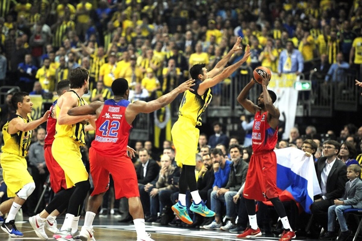 VIDEO+FOTO CE NEBUNIE! ȚSKA a fost la 2 secunde distanță de pierderea Euroligii, după ce a avut și 22 de puncte avans în finala cu Fenerbahce!