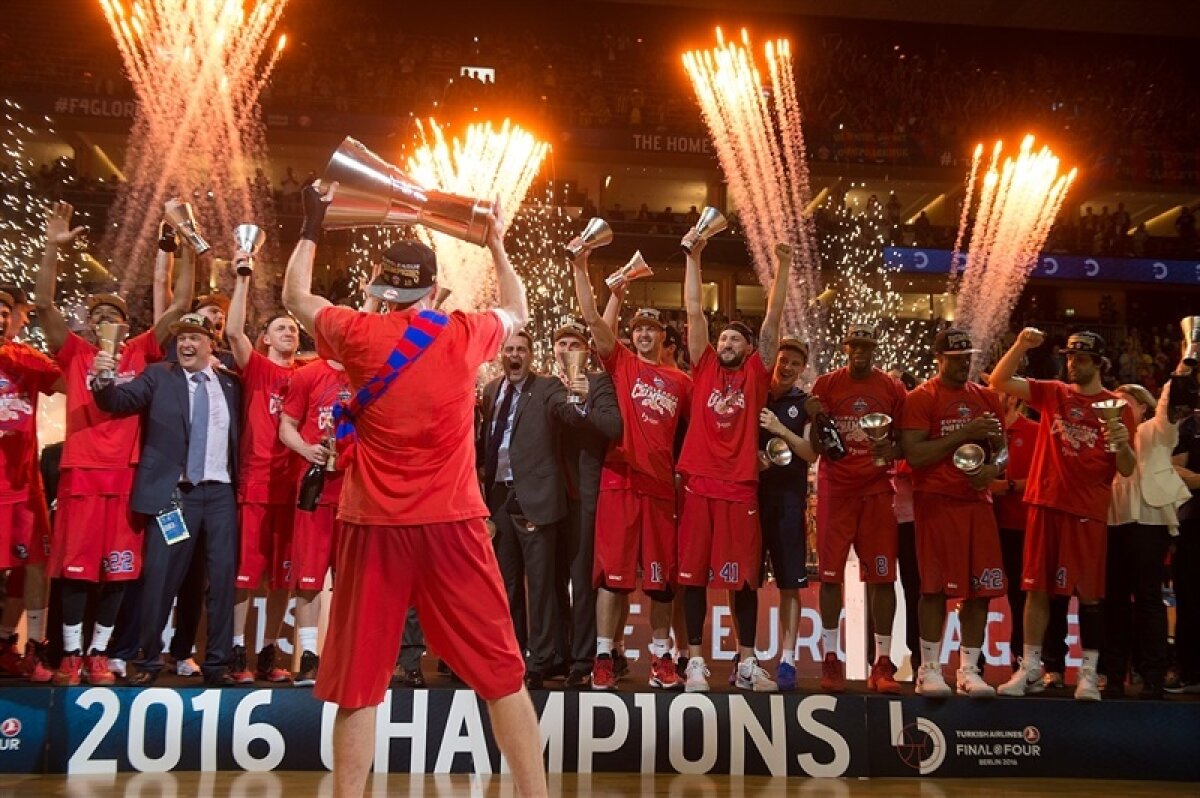 VIDEO+FOTO CE NEBUNIE! ȚSKA a fost la 2 secunde distanță de pierderea Euroligii, după ce a avut și 22 de puncte avans în finala cu Fenerbahce!