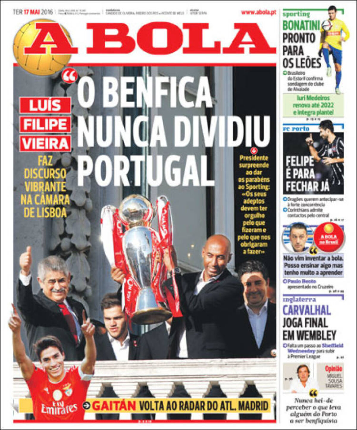 Ce scriu azi ziarele de sport din lume (17 mai 2016)